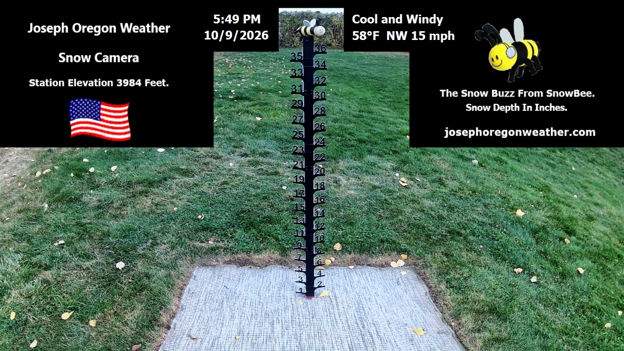 Joseph Oregon Weather Snow Camera - Click For Snow Camera Details