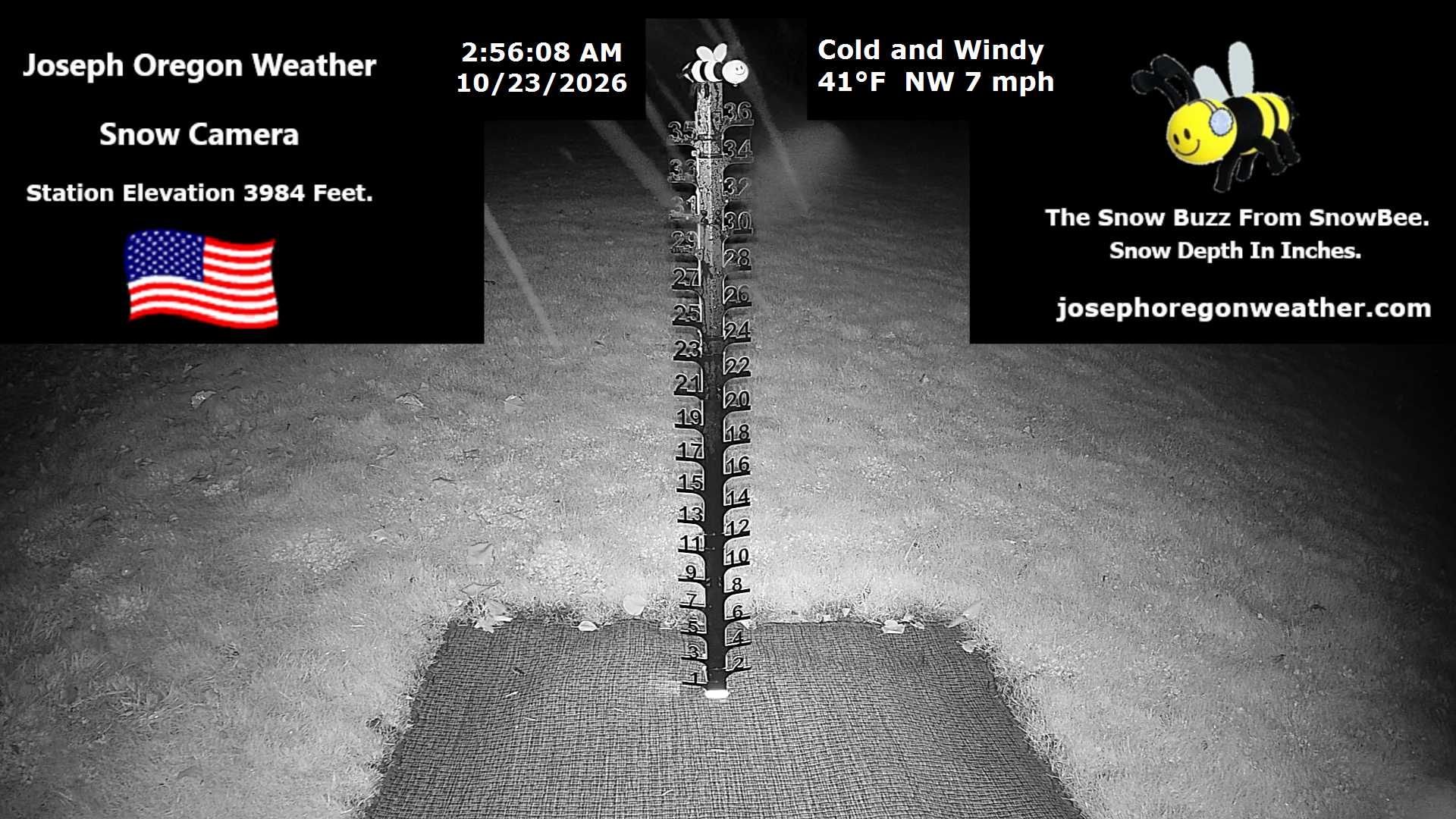 Joseph Oregon Weather Snow Camera - SnowBee On Duty