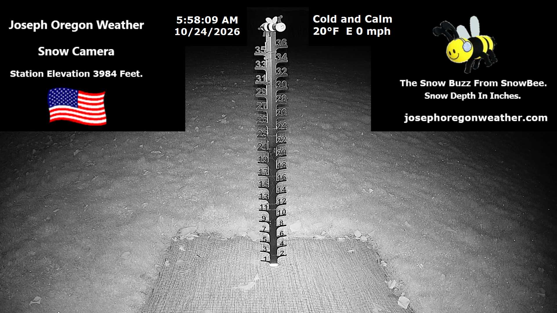 Joseph Oregon Weather Current Snow Camera - SnowBee On Duty