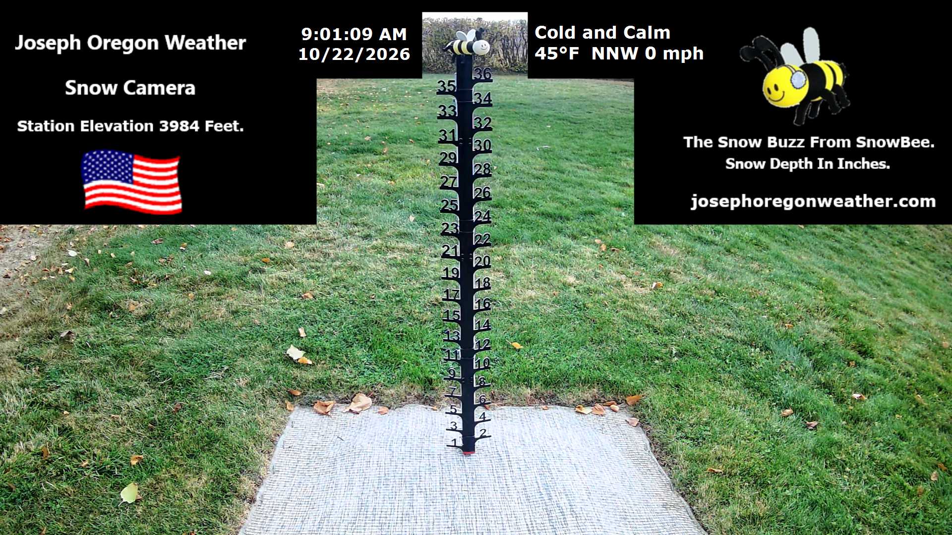 Joseph Oregon Weather Snow Camera - 9 AM