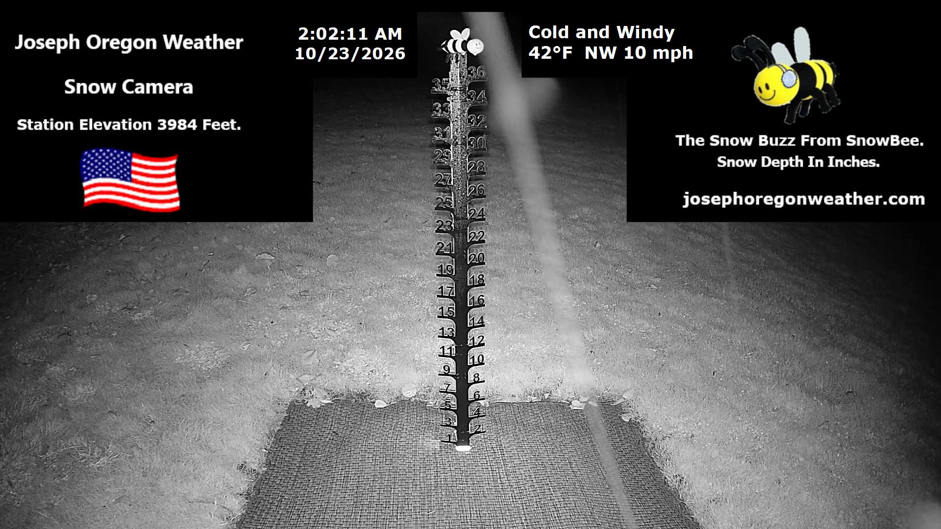 Joseph Oregon Weather Snow Camera - Hourly