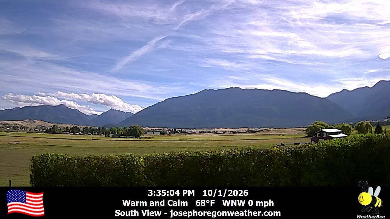 Joseph Weather Camera, South - Click For Joseph Weather Cameras.