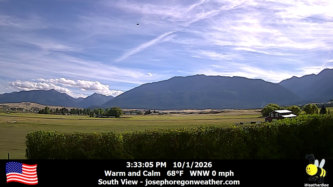 Joseph Weather Camera, South - Click For Joseph Weather Cameras.