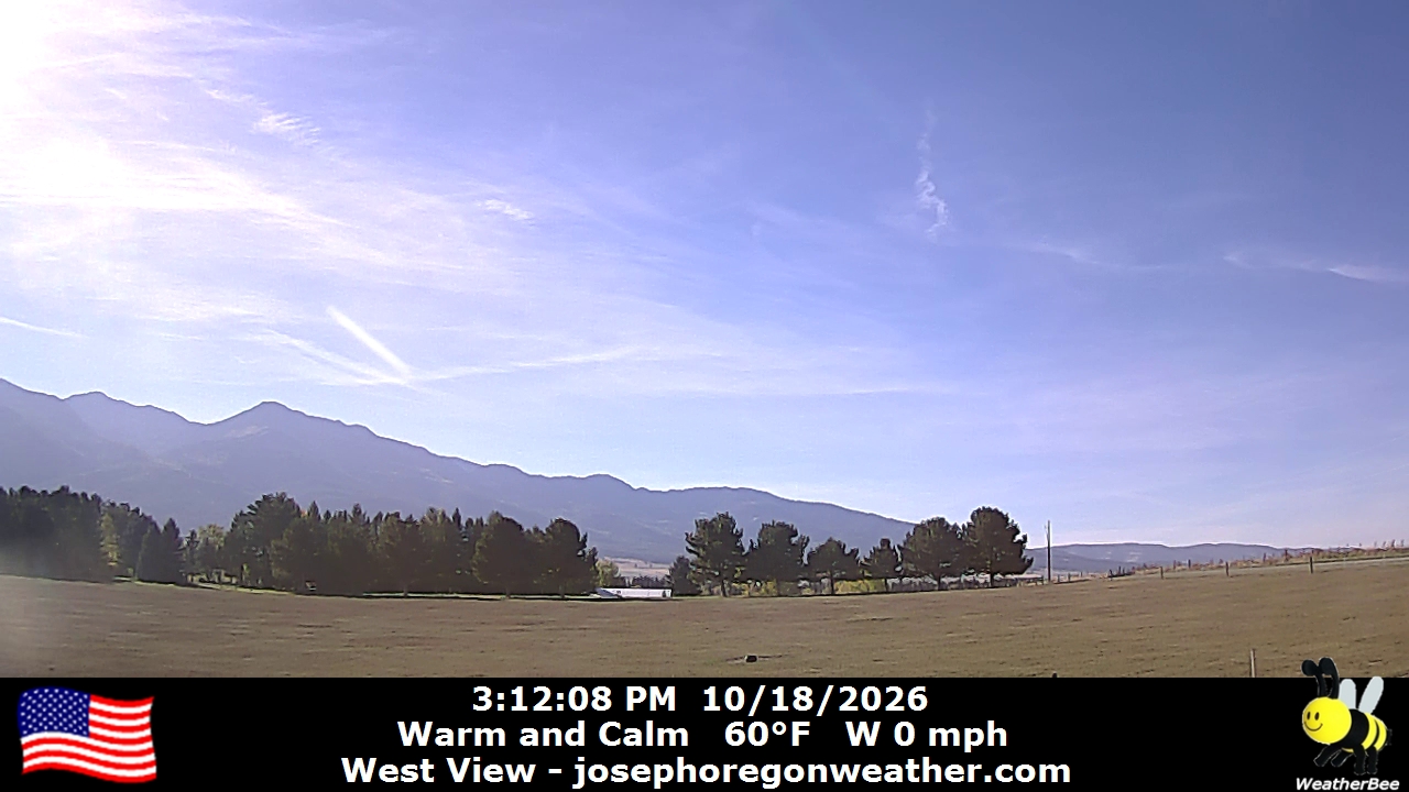 Joseph Weather Camera, West - Click For Joseph Weather Cameras