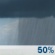 Thursday: A chance of rain showers. Partly sunny, with a high near 46. Thursday: Chance Rain Showers